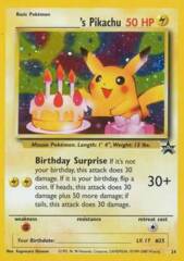 ______'s Pikachu (Birthday Pikachu) - 24 - Wizards Mail Giveaway (September-November 2000)